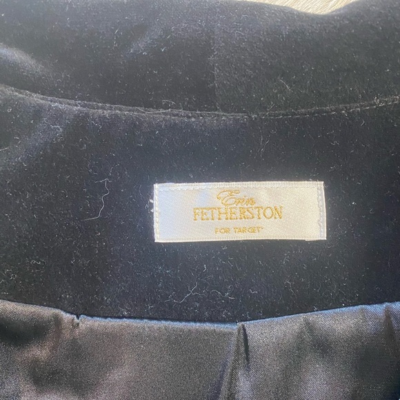 Erin Fetherston for Target Black Velvet Jacket/Blazer - Picture 6 of 9